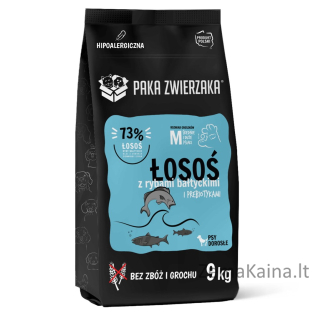PAKA ZWIERZAKA Salmon with Baltic fish M - sausas maistas šunims - 9kg
