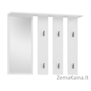 Pakaba + veidrodis PARMA 100x15x.81,5 cm, Balta