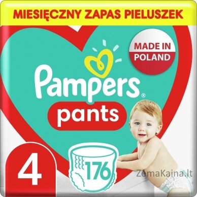 Pampers Pants Boy/Girl 4 176 pc(s) 1