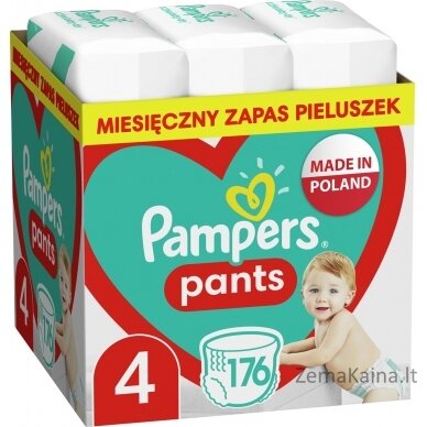 Pampers Pants Boy/Girl 4 176 pc(s) 12