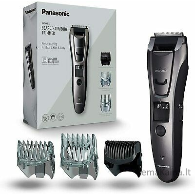 Panasonic ER-GB80-H503 barzdos kirpimo mašinėlė Baterija 39 2 cm „Wet & Dry“ Juoda