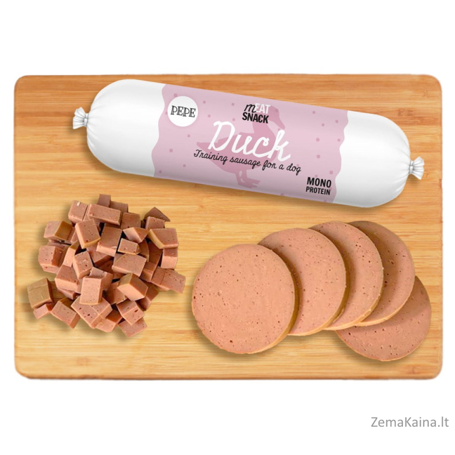 PAKA ZWIERZAKA Pepe Sausage Duck - skanėstas šuniui - 200g 1