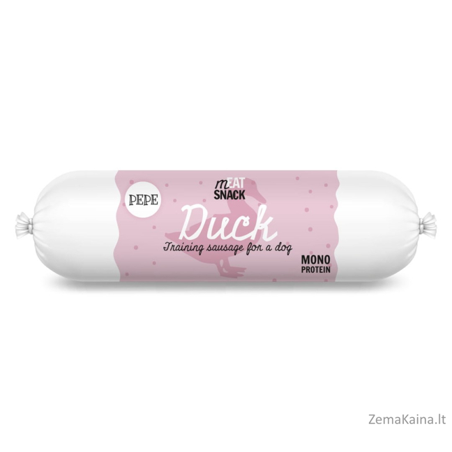 PAKA ZWIERZAKA Pepe Sausage Duck - skanėstas šuniui - 200g