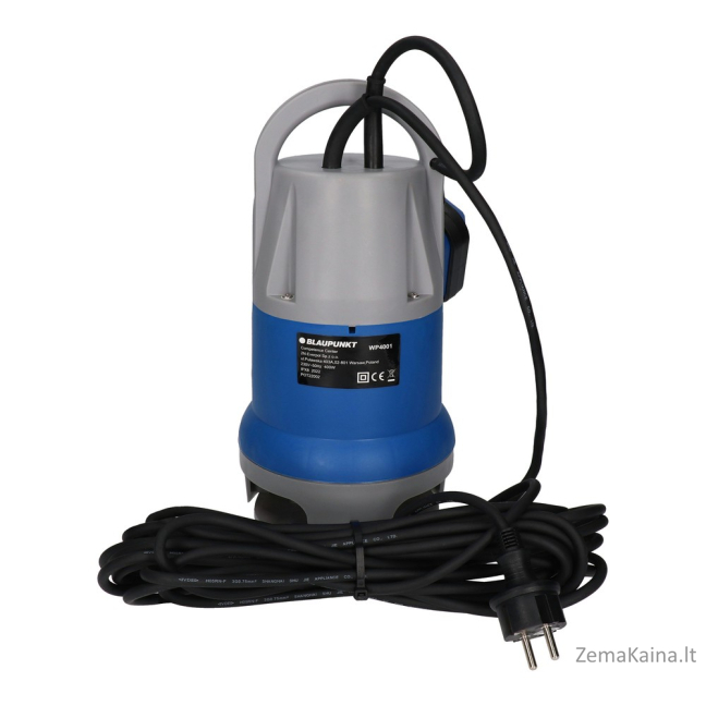Panardinamasis vandens siurblys 400W 8000 l/h Blaupunkt WP4001, GABLWP003 1