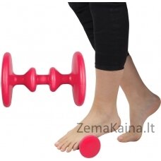 Pėdų masažuoklis inSPORTline Emms 8 x 11 cm - Red