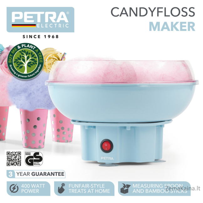 Petra PT2641BLVDEEU7 Candyfloss Maker sorbet blue 5
