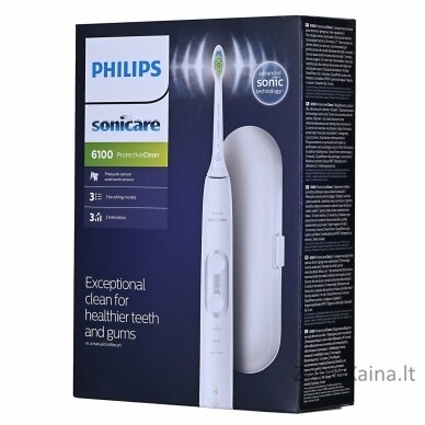 Philips Sonicare HX6877/28 electric toothbrush Adult Sonic toothbrush Silver, White 9