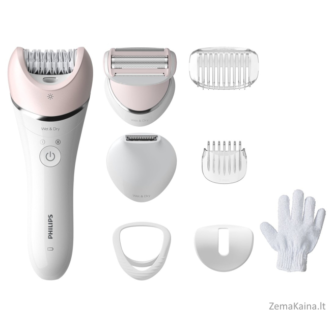 Philips BRE721/00 epiliatorius 32 pincetai Rožinė, Balta