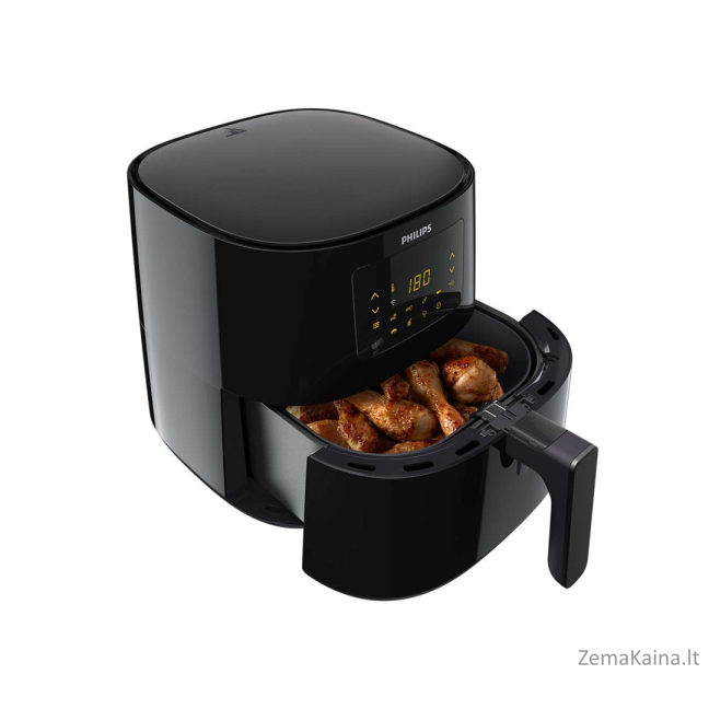 Philips Essential HD9280/70 gruzdintuvė Vienas 6,2 L 2000 W Juoda, Sidabras 3