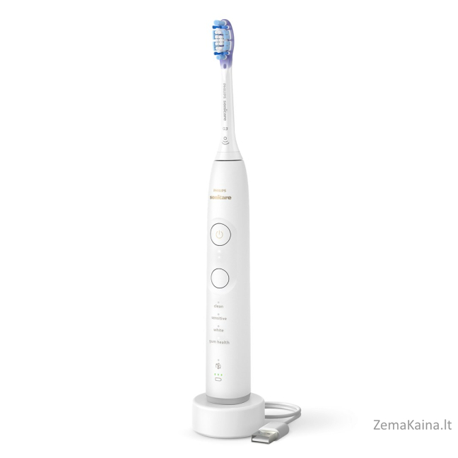 Philips HX7420/02 elektrinis dantų šepetėlis Suaugusiems „Sonic“ dantų šepetėlis Balta 3