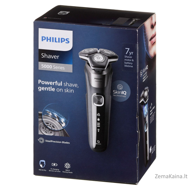 Philips SHAVER Series 5000 S5887/10 Drėgnojo ir sausojo skutimo elektrinė barzdaskutė 11