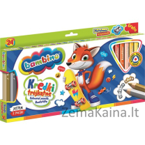 Pieštukai KX su drožtuku Bambino 24vnt