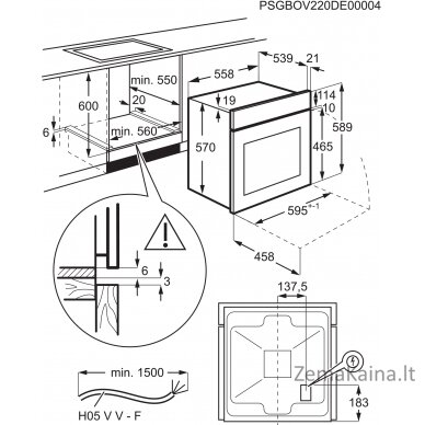 Piekarnik ELECTROLUX EOF3H00BX 2