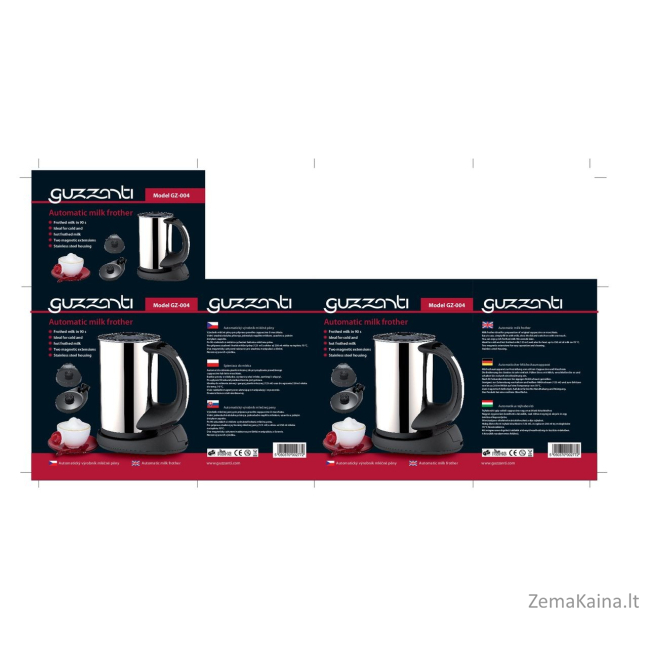 Pieno putų plaktuvas GUZZANTI GZ-004 6