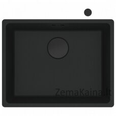 Plautuvė Franke MRG 110-52 Matte black eksc. 125.0683.234