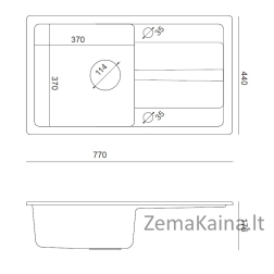 Plautuvės komplektas  Quadron TQ7744RMBEZ