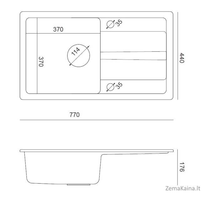 Plautuvės komplektas  Quadron TQ7744RMBEZ 1