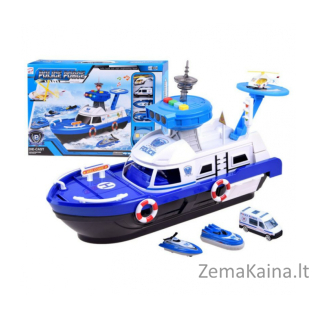 Policijos laivas su mašinėlėmis