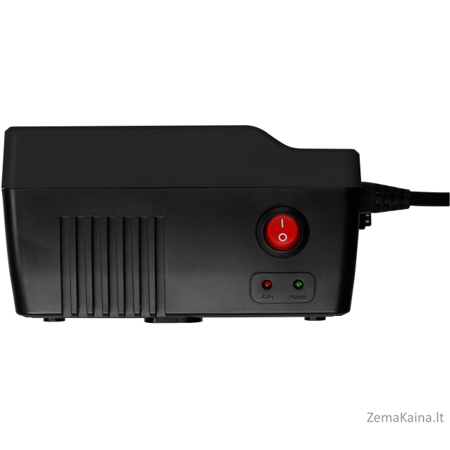 PowerWalker AVR 1000 įtampos reguliatorius 3 AC išvestis(ys / čių) 180-264 V Juoda 1