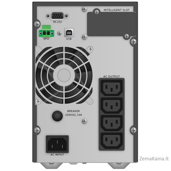 PowerWalker VFI 1000 TG Double-conversion (Online) 1 kVA 900 W 4 AC outlet(s) 1
