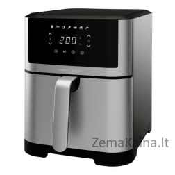 ProfiCook PC-FR 1269 H gruzdintuvė Vienas 8 L Autonominės 1800 W Karšto oro gruzdintuvė Juoda, Nerūdijančiojo plieno