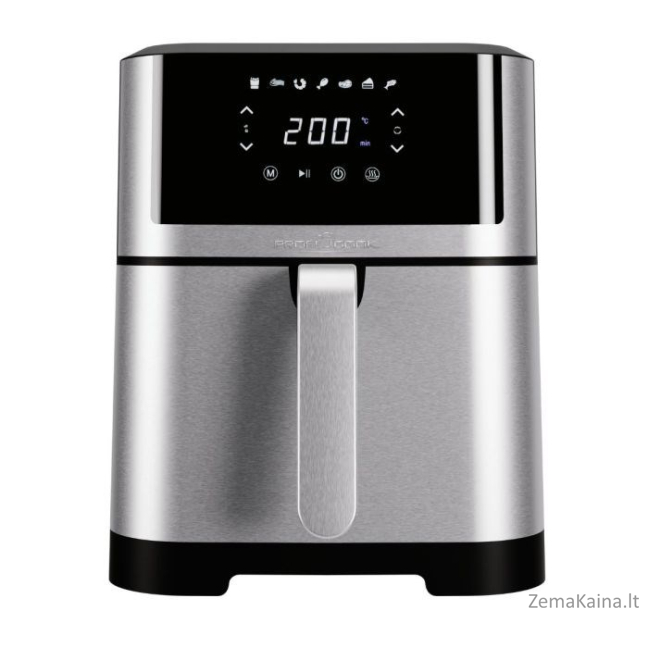 ProfiCook PC-FR 1269 H gruzdintuvė Vienas 8 L Autonominės 1800 W Karšto oro gruzdintuvė Juoda, Nerūdijančiojo plieno 1