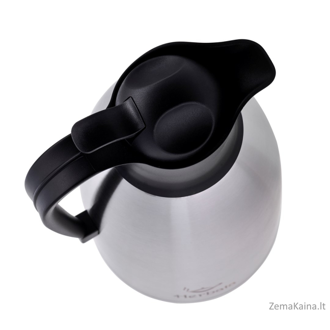 PROMIS Plieninis ąsotis 1,5 l, arbatos spauda 1