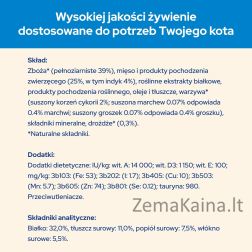 Purina CAT CHOW sausas kačių maistas 1,5 kg Adult Kalakutiena