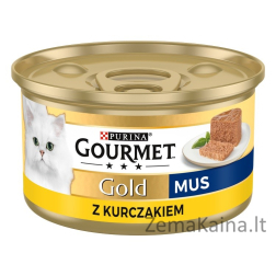 Purina Nestle Gourmet Gold - lašiša ir vištiena -85 g drėgno kačių ėdalo
