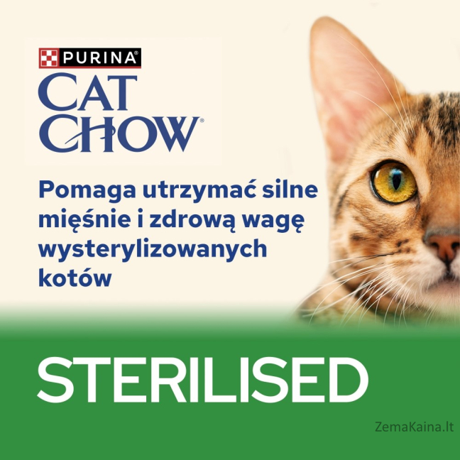 PURIINA CAT CHOW STERILIS Jagn&Ziel Fasolka 85g 2
