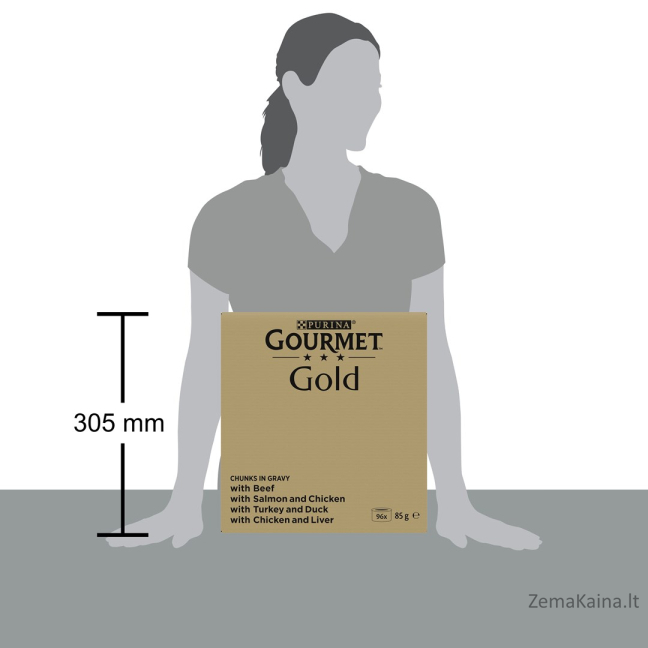 PURINA GOURMET GOLD Kawałki w sosie 96x85g 2