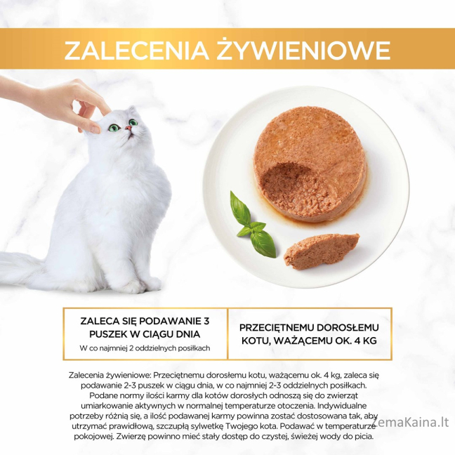 Purina Nestle Gourmet Gold - lašiša ir vištiena -85 g drėgno kačių ėdalo 6