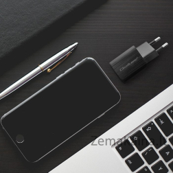 Qoltec 50764 mobiliojo įrenginio kroviklis Knyginis kompiuteris, Nešiojama žaidimų konsolė, Išorinė baterija, Išmanusis telefonas, Išmanusis laikrodis, Planšetinis kompiuteris Juoda AC Spartusis įkrovimas Vidaus
