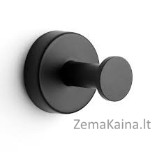 Rankšluosčio kabliukas Kapitan UNO 12 01 55, juodas matinis