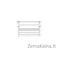 Rankšluosčių kabykla Hansgrohe Logis Universal 41720000