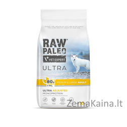 RAW PALEO Ultra Medium&Large Adult Turkey - sausas šunų maistas - 10 kg