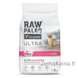 RAW PALEO Ultra Pork Medium & Large Puppy - dry dog food - 2kg