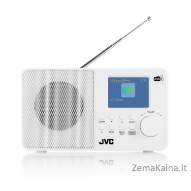 Radio JVC DAB RA-E611W-DAB white 1