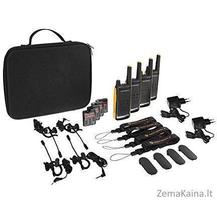 Racijos Motorola Talkabout T82 Extreme Quad Pack two-way radio 16 kanalų Black,Orange 1