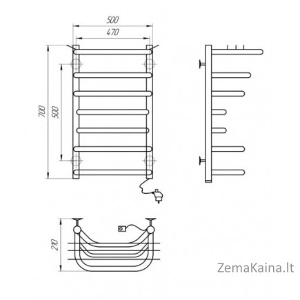 Rankšluosčių džiovintuvas Kosser Kanna 700x500/7 ER reg. 1