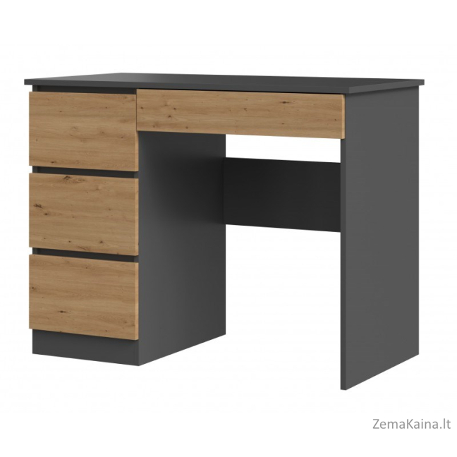 Rašomasis stalas MIJAS LEFT 98x51x76 cm Antracitas/Artisan