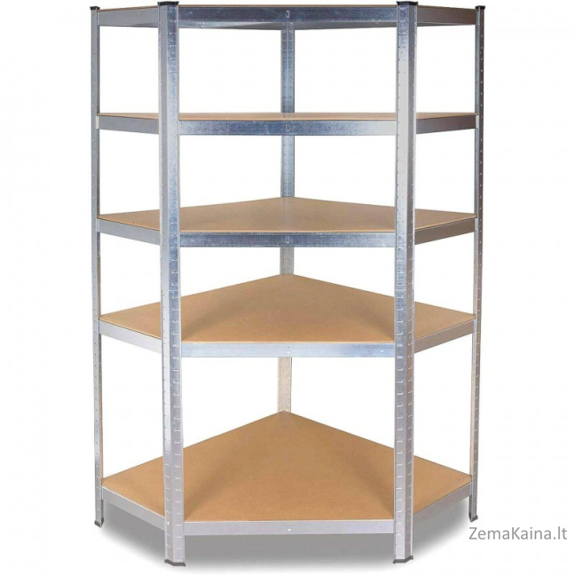 REGAŁ MAGAZYNOWY NAROŻNY METALOWY GC9030 30cm 1