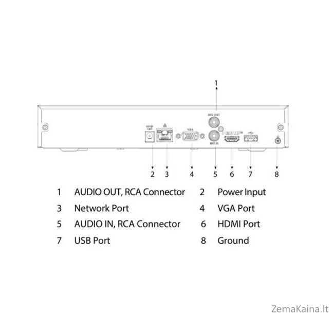 REJESTRATOR IP DAHUA NVR4108HS-4KS3 4