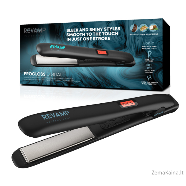 Revamp ST-1000-EU Progloss Digital Ceramic Hair Straightener 5
