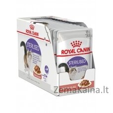 ROYAL CANIN FHN Sterilised padaže - drėgnas ėdalas suaugusioms katėms - 12x85g