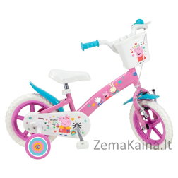 Rower dziecięcy 12" Świnka Peppa różowa 1195 Pink