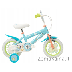 Rower dziecięcy TOIMSA Bluey 12"  Błękitno-limonkowy