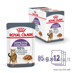 ROYAL CANIN FCN FCN Appetite Control in sauce - drėgnas ėdalas suaugusioms katėms - 12x85g