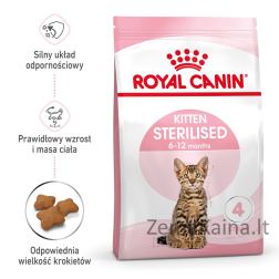 Royal Canin Kitten Sterilised sausas kačių maistas 3,5 kg Kačiukas Paukštiena