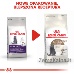Royal Canin Senior Ageing Sterilised 12+ sausas kačių maistas Kukurūzas, Paukštiena, Daržovių 400 g